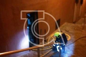 Un incendio en un garaje de Taliarte obliga a desalojar viviendas de un edificio (Foto TA)